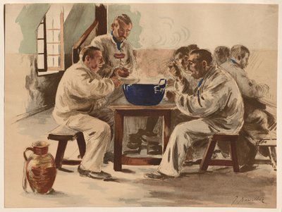 La SoupeàlaChambrée、1899。 作： Jacques Baseilhac