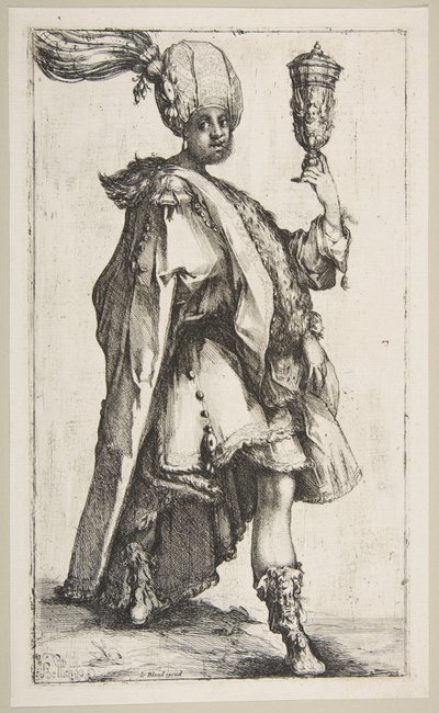 バルタザール、Three Magiシリーズ、1595-1616。 作： Jacques Bellange
