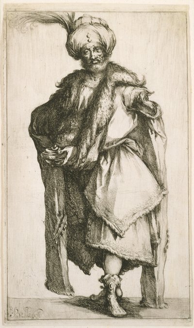 キャスパー、c.1610（エッチング） 作： Jacques Bellange