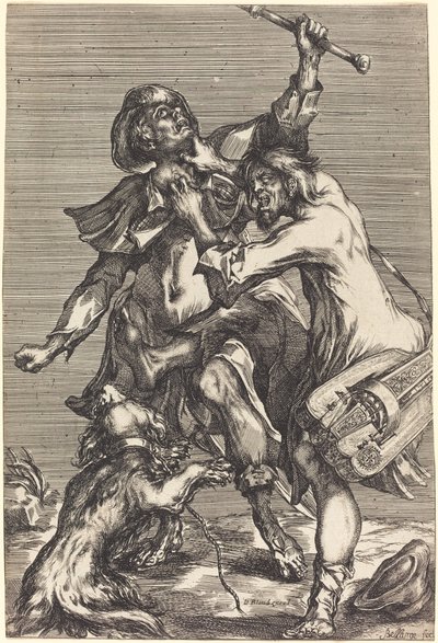 乞食との戦い 作： Jacques Bellange