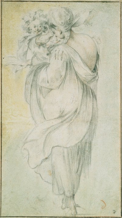 子供とジプシー、17世紀初頭。 作： Jacques Bellange