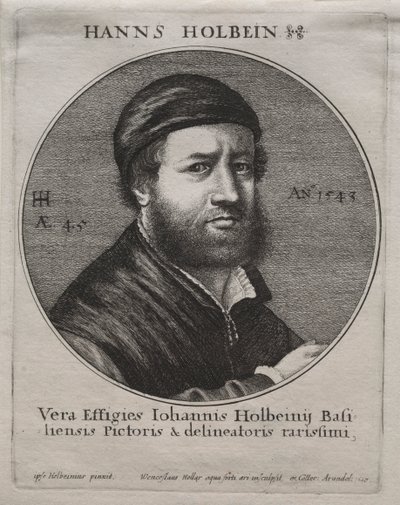 ハンス・ホルバインの肖像 作： Jacques Bellange