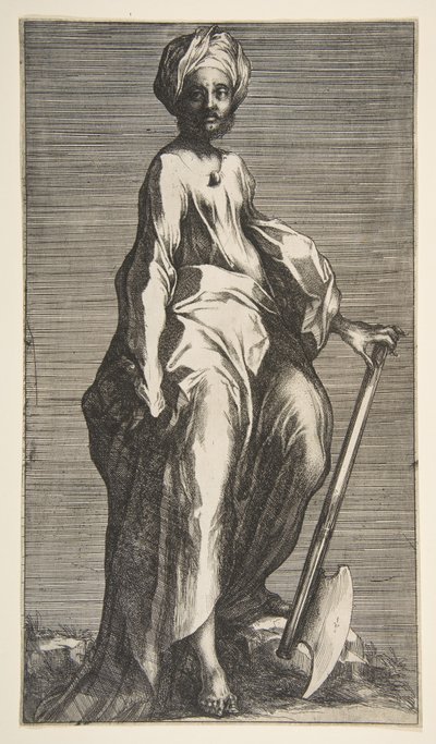 聖ジュードまたは聖マティアス、1595-1616。 作： Jacques Bellange