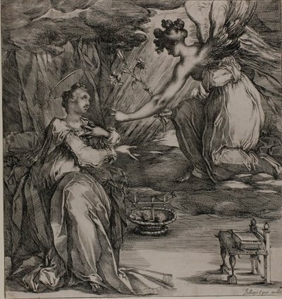 受胎告知 作： Jacques Bellange