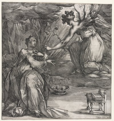 受胎告知 作： Jacques Bellange