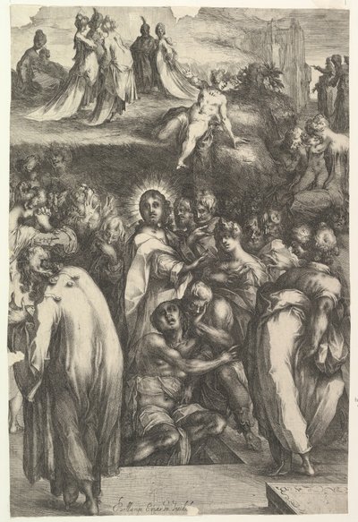 ラザロの復活、1595-1616。 作： Jacques Bellange
