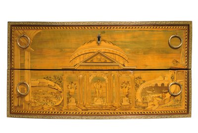 ルイ16世の箪笥の詳細、c.1770-75 作： Jacques Birckle