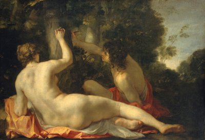 アンジェリカとメドーロ、1630年頃 作： Jacques Blanchard
