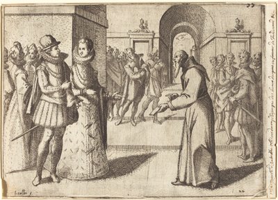 バイエルン国王の感謝を伝えるカプチーニ [直訳] 作： Jacques Callot