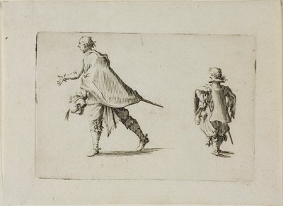 気まぐれ」より「紳士とそのページ 作： Jacques Callot