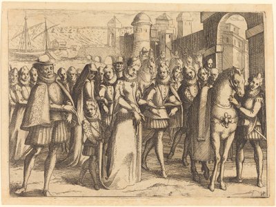 バレンシアに到着 作： Jacques Callot