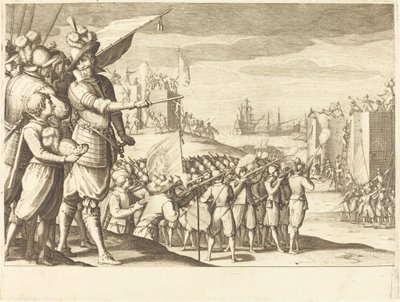 2つの要塞への攻撃 作： Jacques Callot
