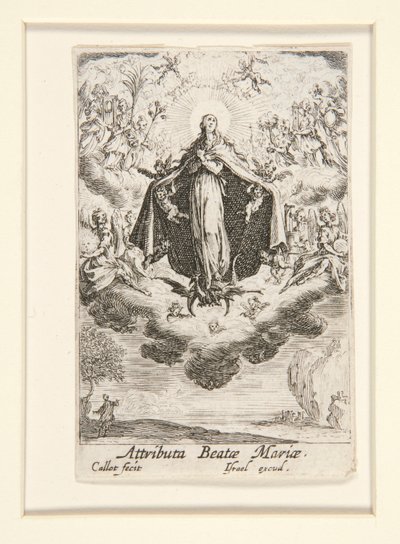 処女の帰属、いいえ。 14 聖母の生涯より 作： Jacques Callot