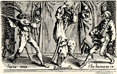 Balli di Sfessania - Jacomo Callotの銅版画より。 作： Jacques Callot