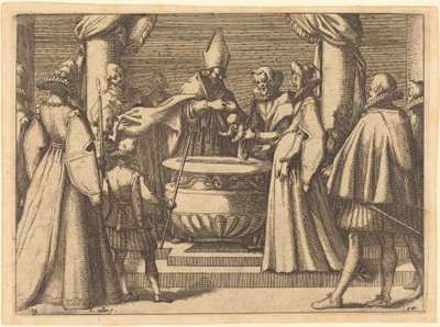 スペイン王子の洗礼 作： Jacques Callot