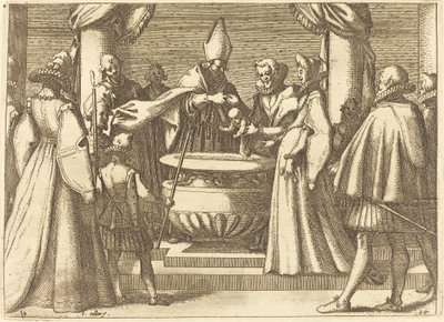 スペイン王子の洗礼 作： Jacques Callot