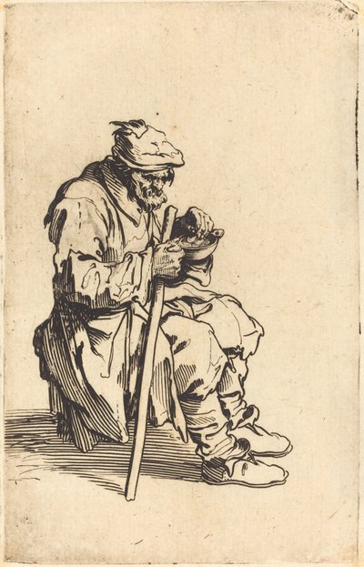 乞食を食べる、1622年頃 作： Jacques Callot