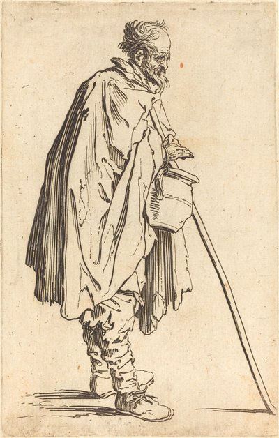 鍋を持った物乞い 作： Jacques Callot