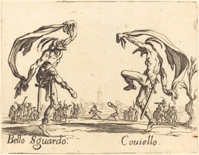 ベロ・スグアルドとコビエロ 作： Jacques Callot