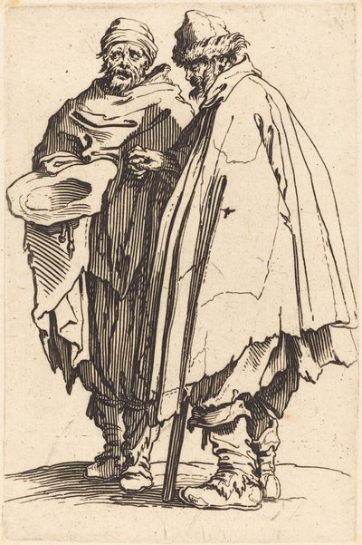 盲目の乞食と仲間 作： Jacques Callot