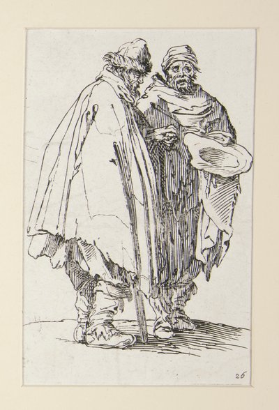 The Beggars の盲人とその仲間 (L 作： Jacques Callot