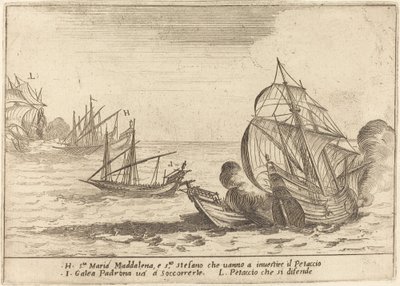 ペタッチョの乗船 作： Jacques Callot