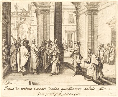 シーザーズ コイン、1635 年。 作： Jacques Callot
