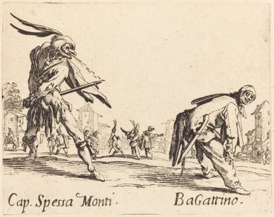 キャプテン スペッサ モンティとバガティーノ 作： Jacques Callot