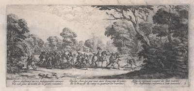 「戦争の悲惨さ」からの略奪者の捕獲 作： Jacques Callot