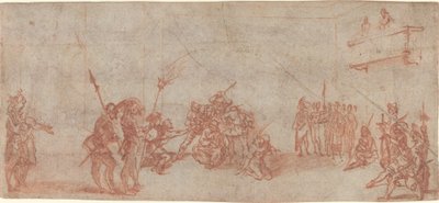 いばらの冠をかぶったキリスト 作： Jacques Callot