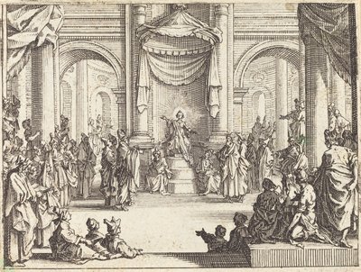 医者と論争するキリスト 作： Jacques Callot