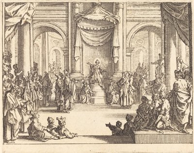 医者と論争するキリスト 作： Jacques Callot