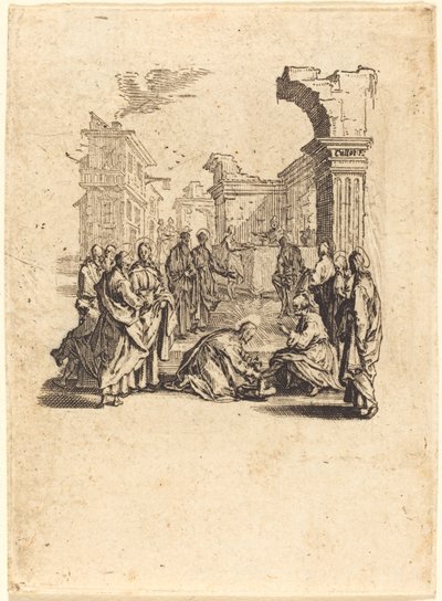 使徒たちの足を洗うキリスト、c。 16241625。 作： Jacques Callot