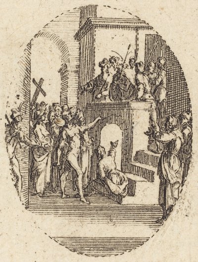 ピラトの前のキリスト 作： Jacques Callot
