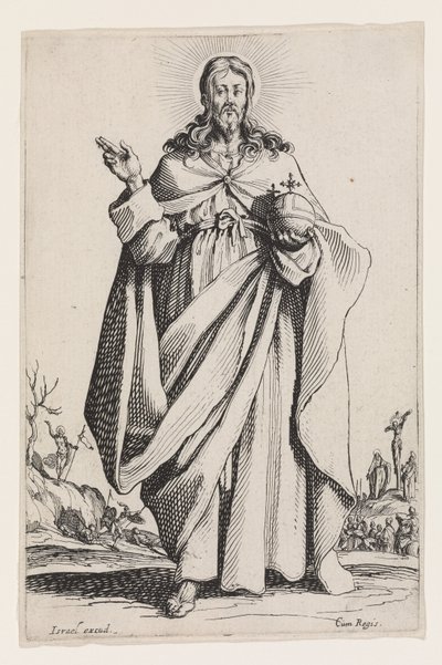 レグランアポトレス（大使徒）のキリスト、1631 作： Jacques Callot