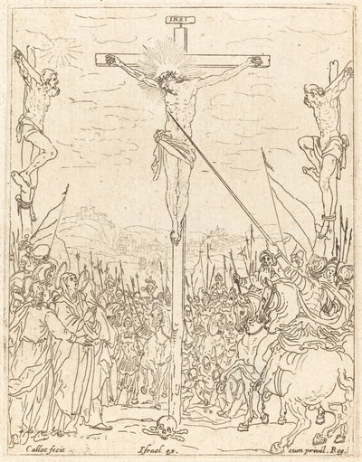 十字架上のキリスト 作： Jacques Callot
