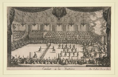 バリエールで戦う 作： Jacques Callot