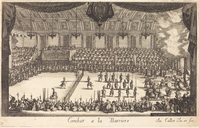 障壁での戦闘（1627年 作： Jacques Callot