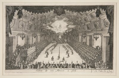 喧嘩？ バリエール、徒歩での殿下の入り口 作： Jacques Callot