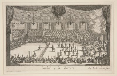 喧嘩？ 障壁、戦い 作： Jacques Callot