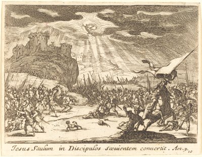 パウロの回心 作： Jacques Callot