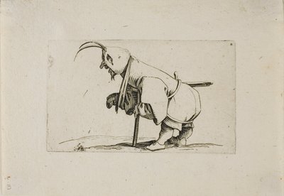 Varie Figure Gobbi の帽子をかぶった不具者 作： Jacques Callot