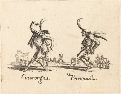 クコロンナとペルヌアラ 作： Jacques Callot