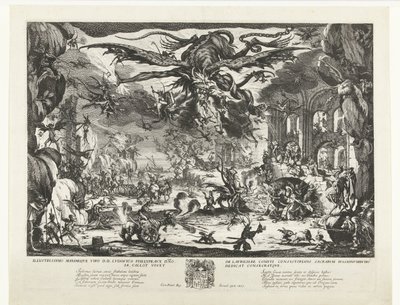 聖アントニウスの誘惑 作： Jacques Callot