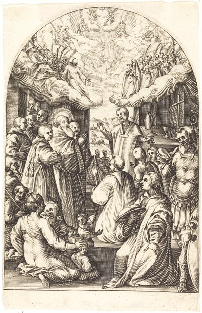 聖ベネディクトの死 作： Jacques Callot