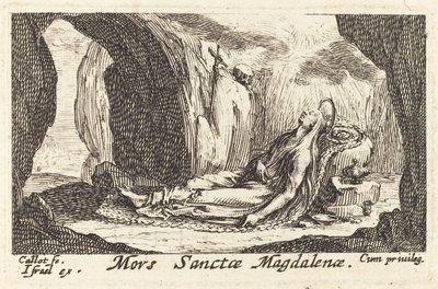 マグダレンの死。 作： Jacques Callot
