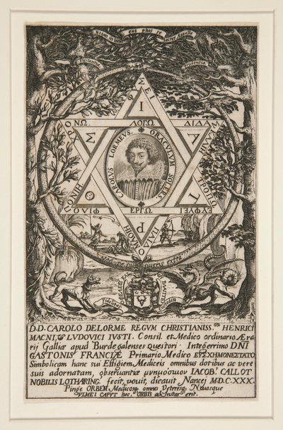 デュードンヌ＝シャルル・ドローム (シャルル・ドロームの肖像) 作： Jacques Callot