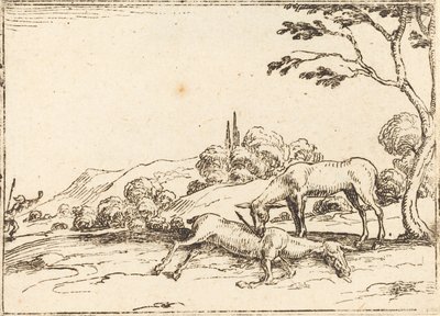 彼女の子馬を悼むドウ 作： Jacques Callot