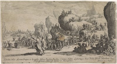 紅海を渡る 作： Jacques Callot