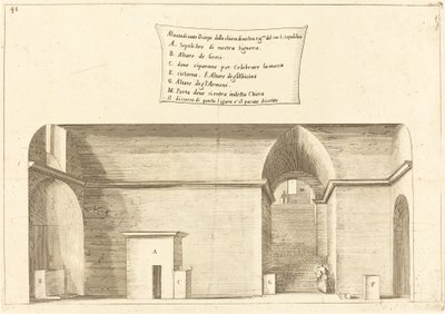 聖墳墓教会の立面図 作： Jacques Callot